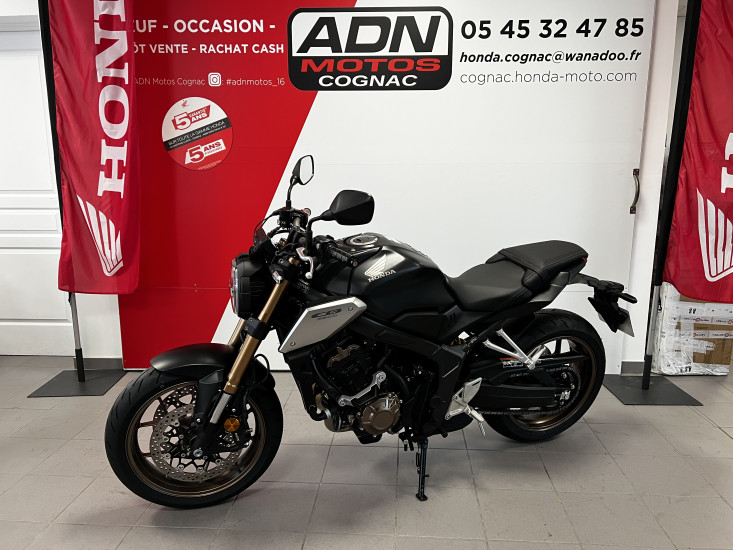 HONDA CB650R ABS 1ER MAIN - COGNAC
