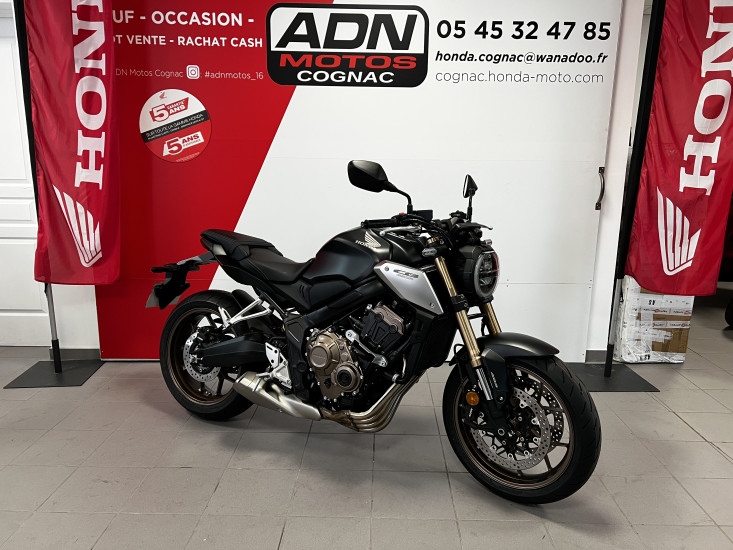 HONDA CB650R ABS 1ER MAIN - COGNAC